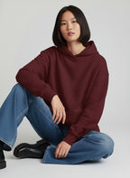 Plain Maroon Oversized Hoodie