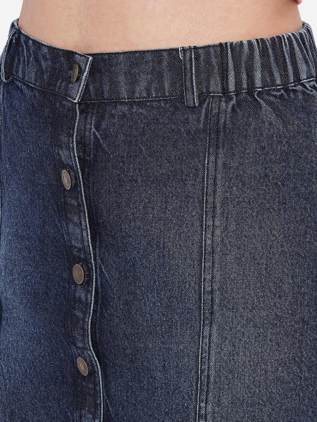 Woven A Line Mini Skirts