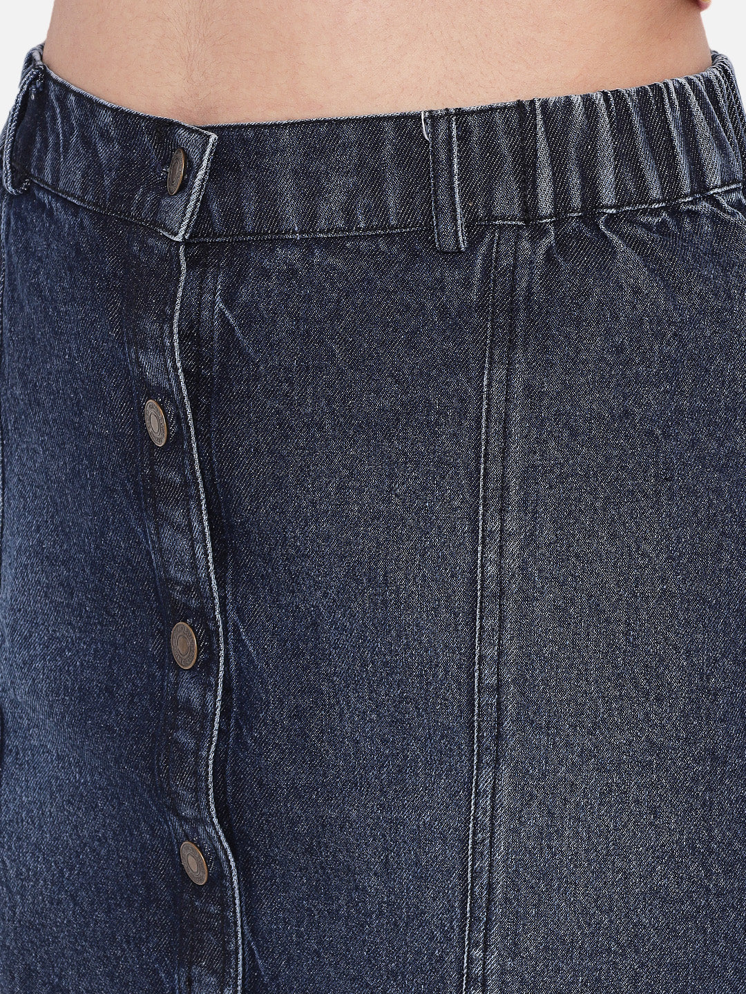 Woven A Line Mini Skirts