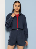 Pure Cotton Shirt With Shorts