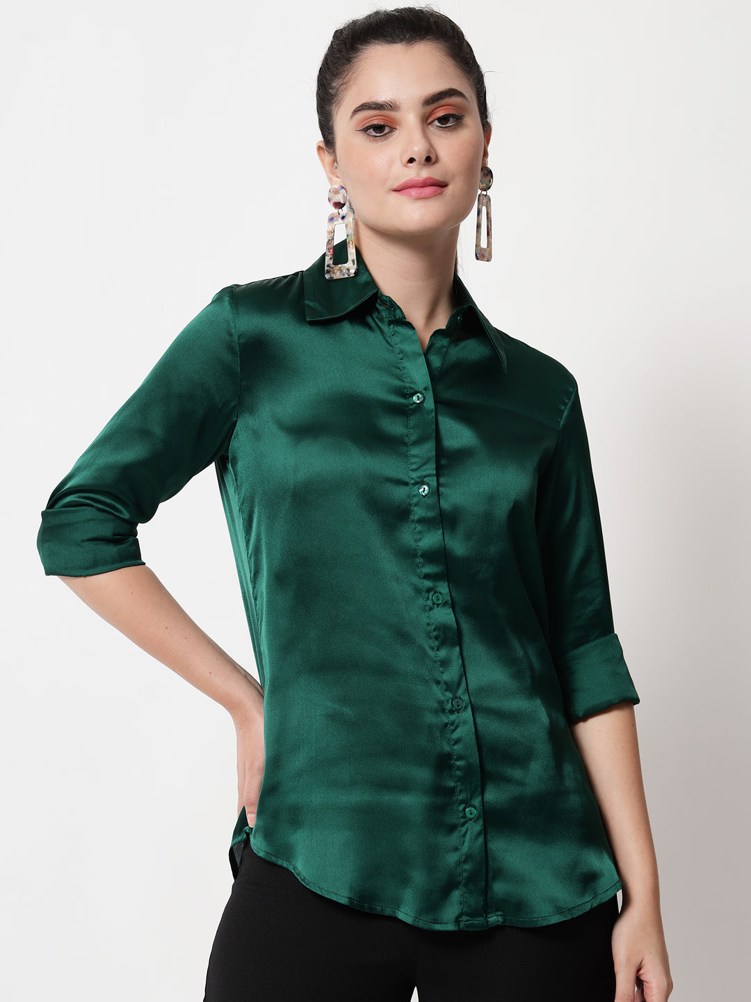 Satin Casual Shirt