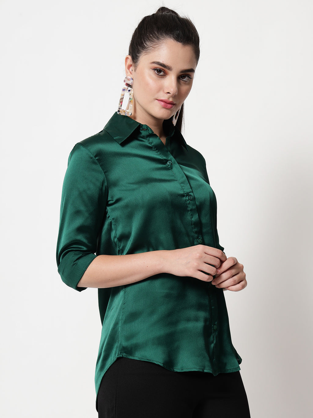 Satin Casual Shirt