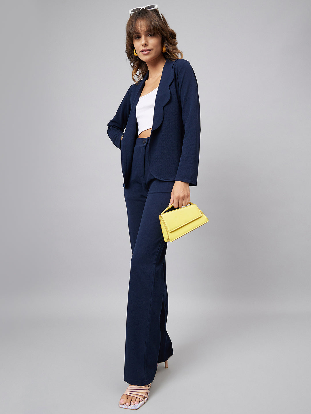 Scalping Blazer & Flared Trousers