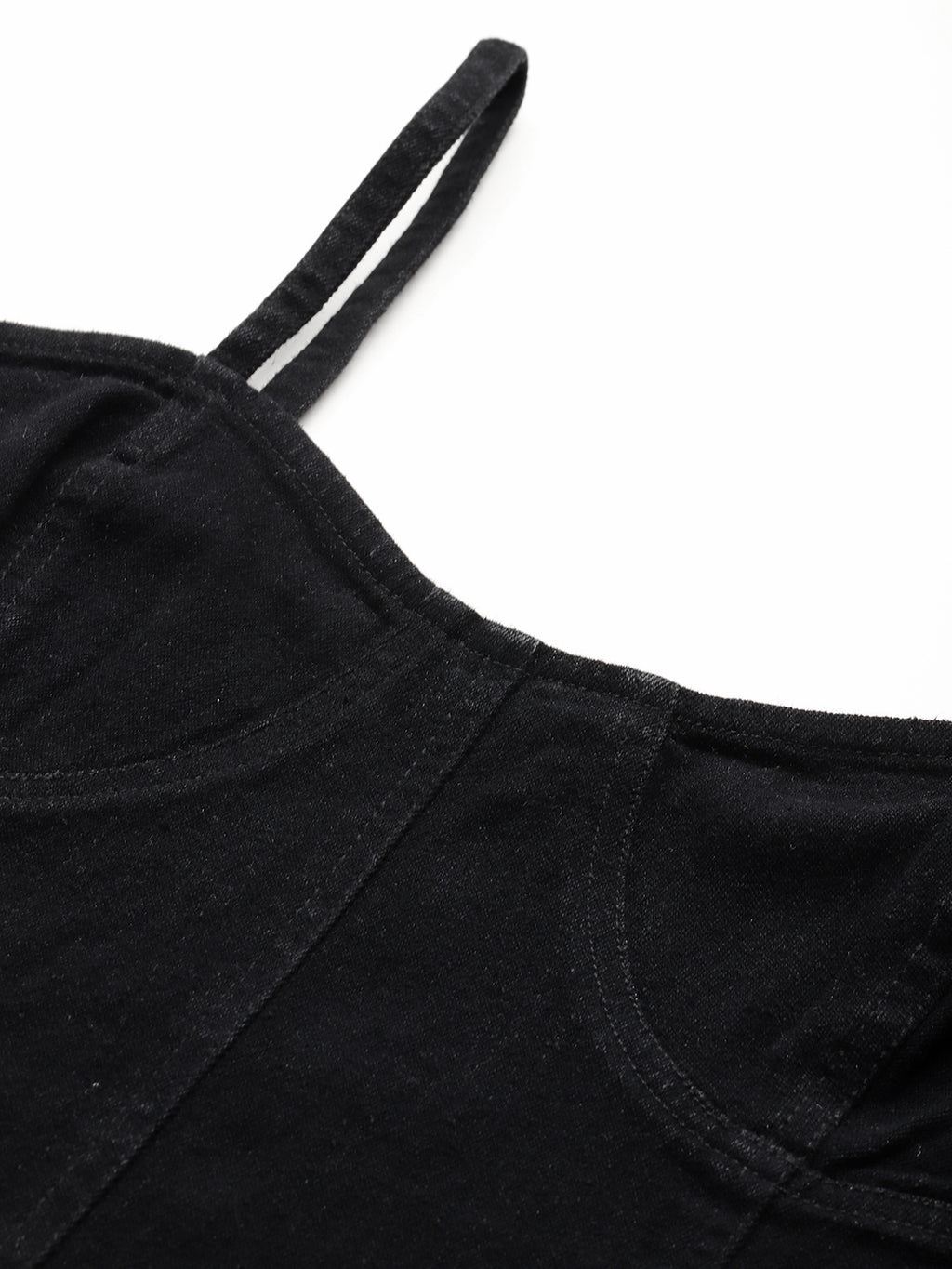 Denim Corset Top With Jeans