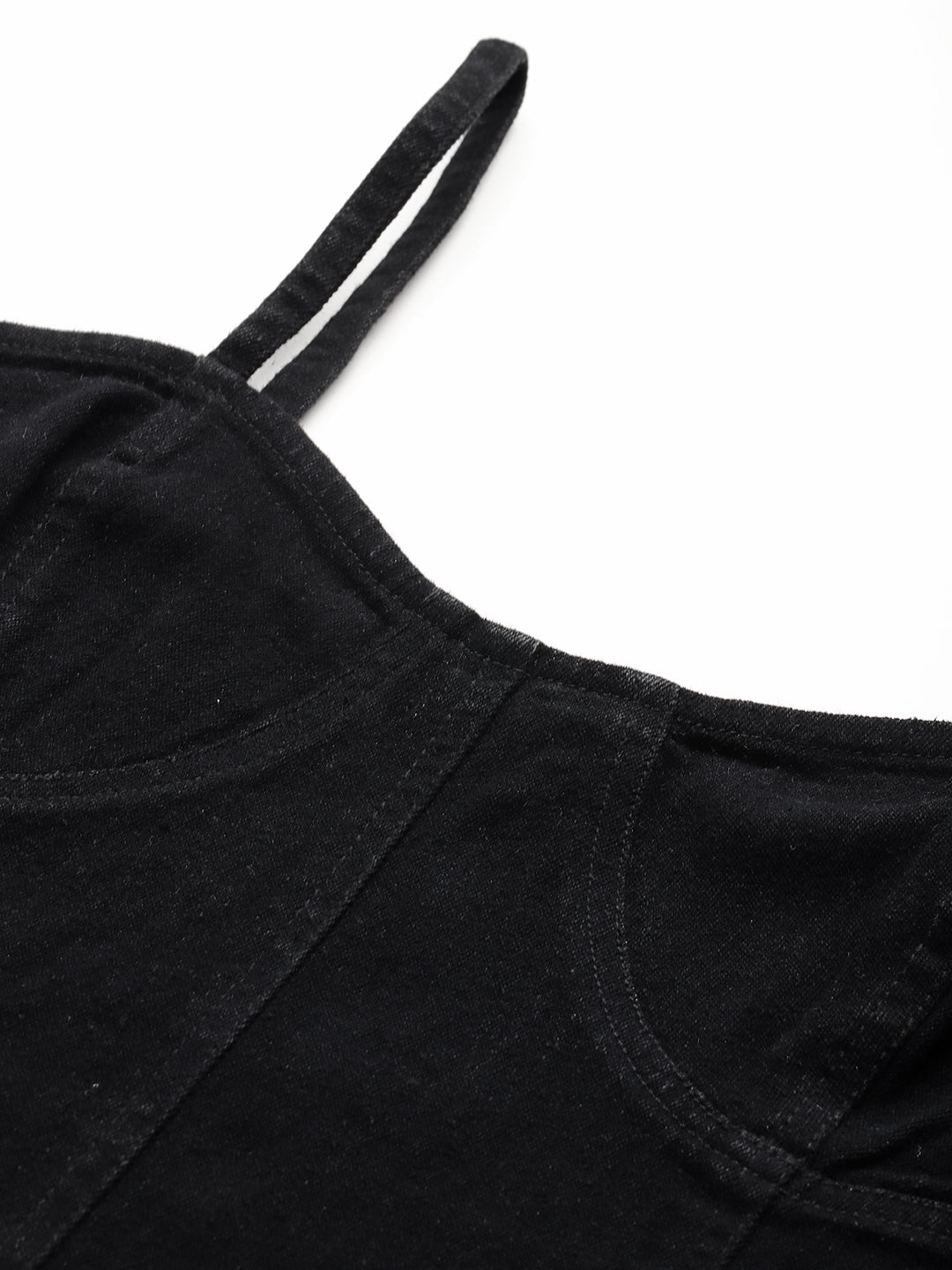 Denim Corset Top With Jeans