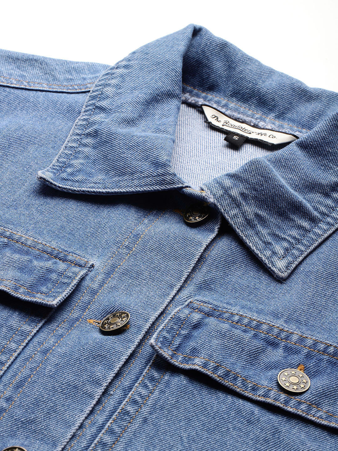 Denim Shirt With Distressed Jeans