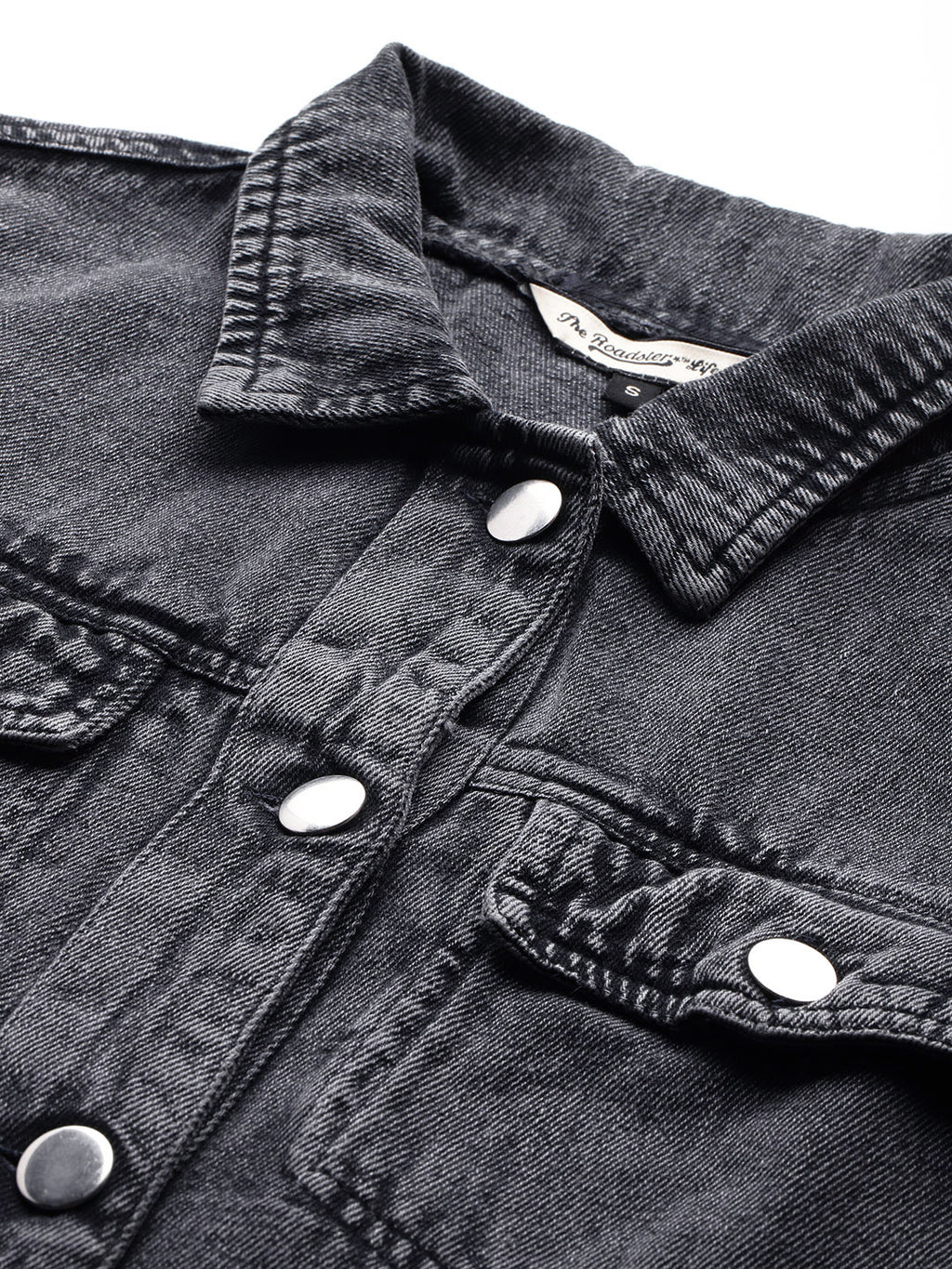 Pure Cotton Denim Shirt With Jeans