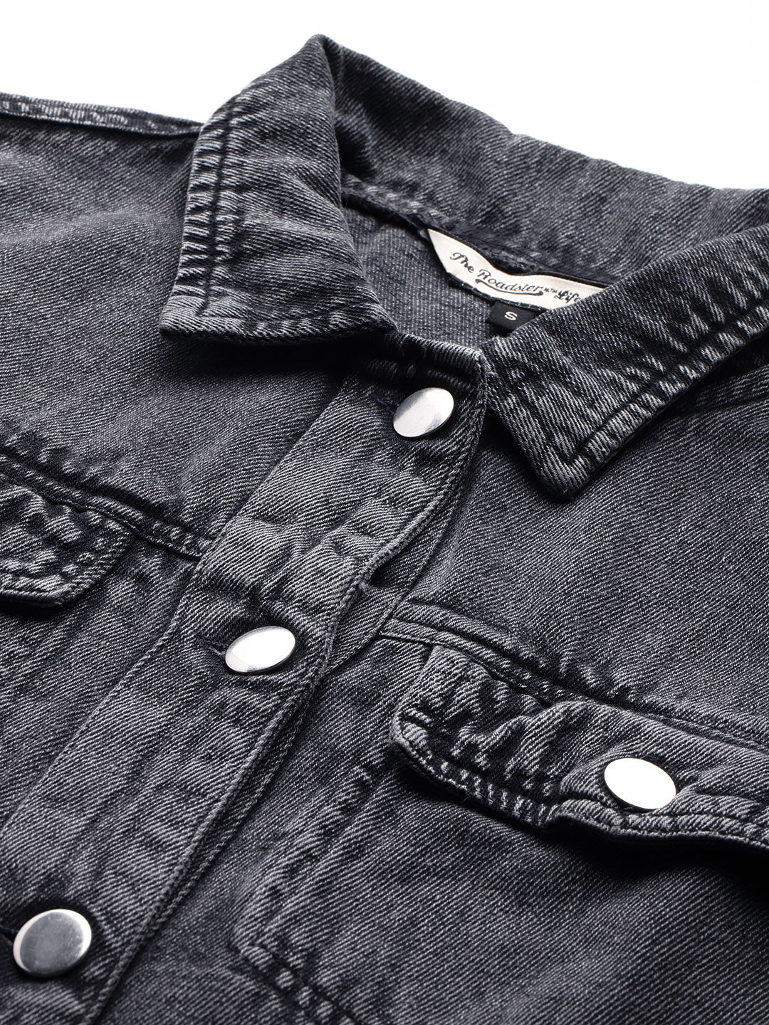 Pure Cotton Denim Shirt With Jeans