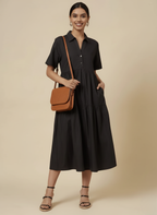 Summer A line Collar Dress