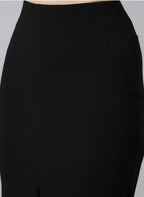 Pencil Front Slit Midi Skirts