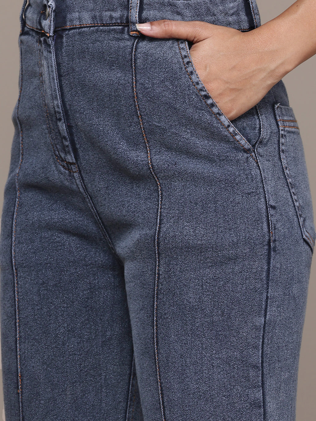 Denim Coat With Jeans