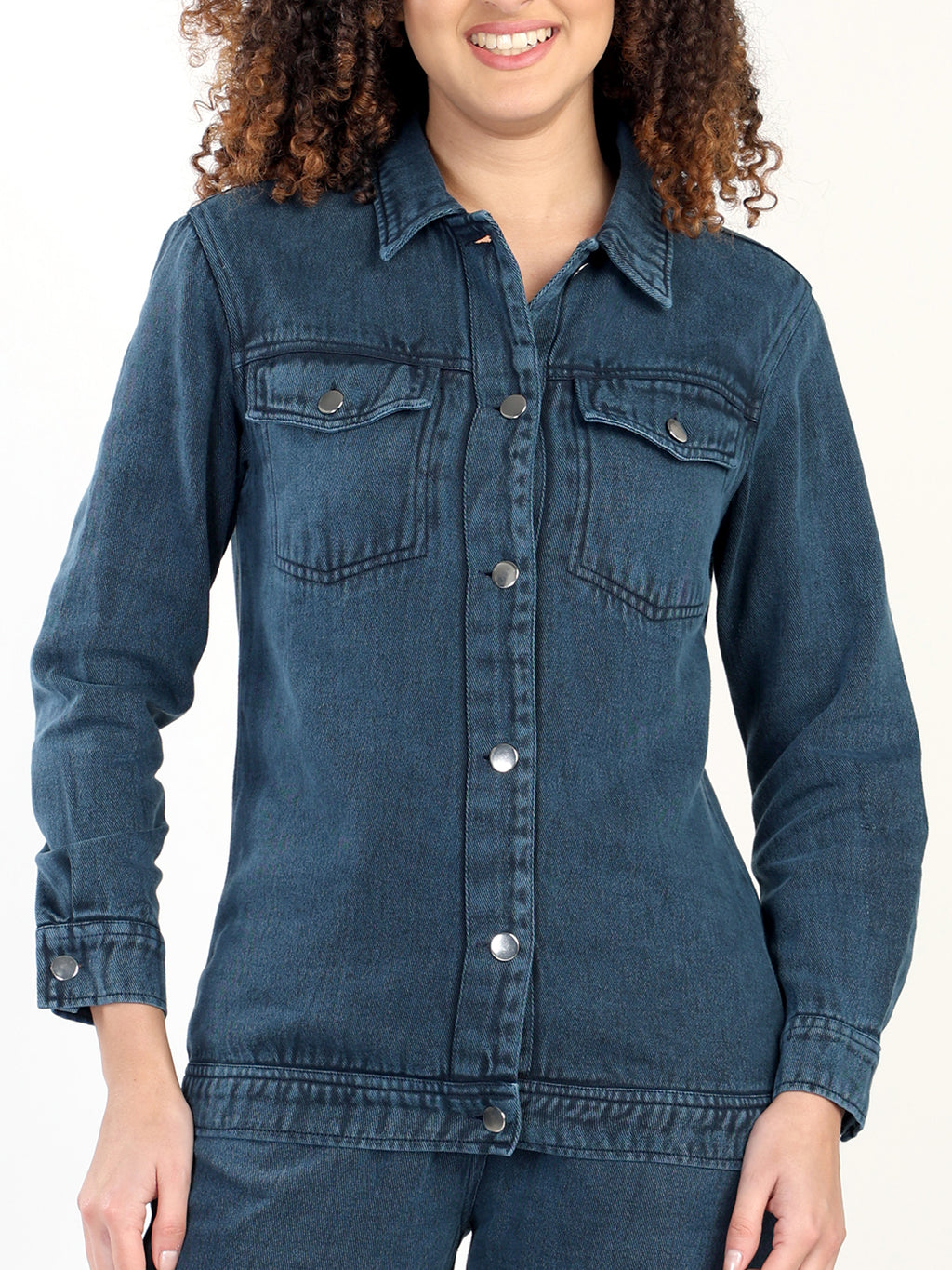 Denim Shirt & Tapered Jeans Set