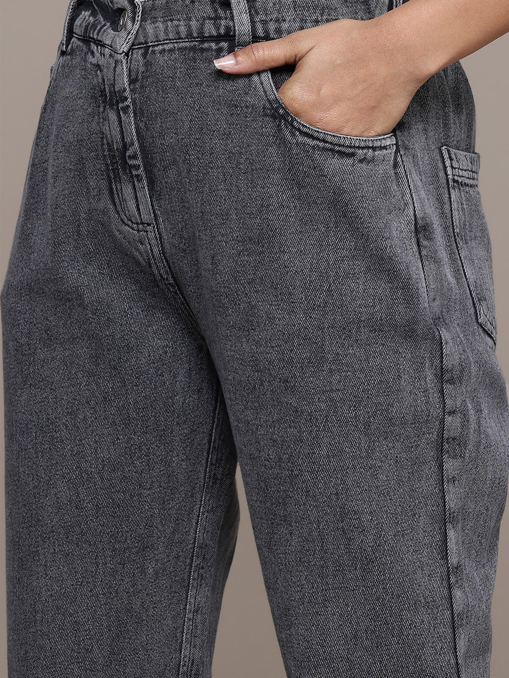 Pure Cotton Denim Shirt With Jeans