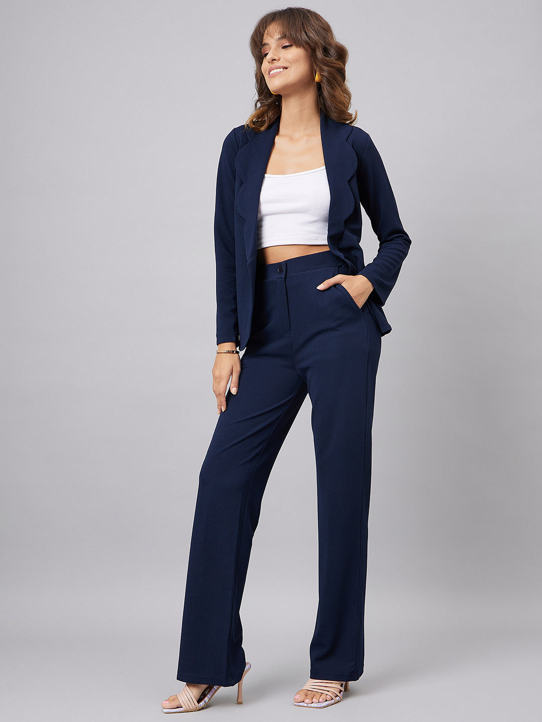Scalping Blazer & Flared Trousers