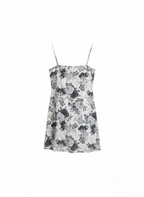 Backless Lace Up Spaghetti Strap Kurti.