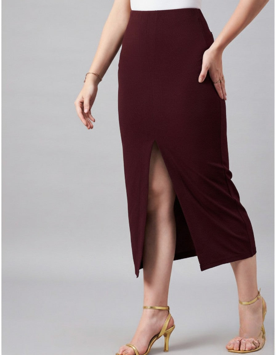 Front Slit midi Pencil Skirts