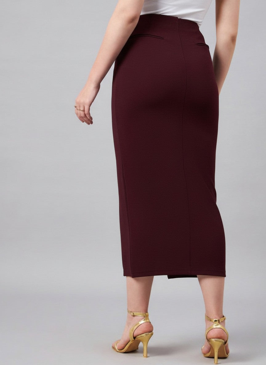 Front Slit midi Pencil Skirts