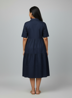 Summer A line Collar Dress