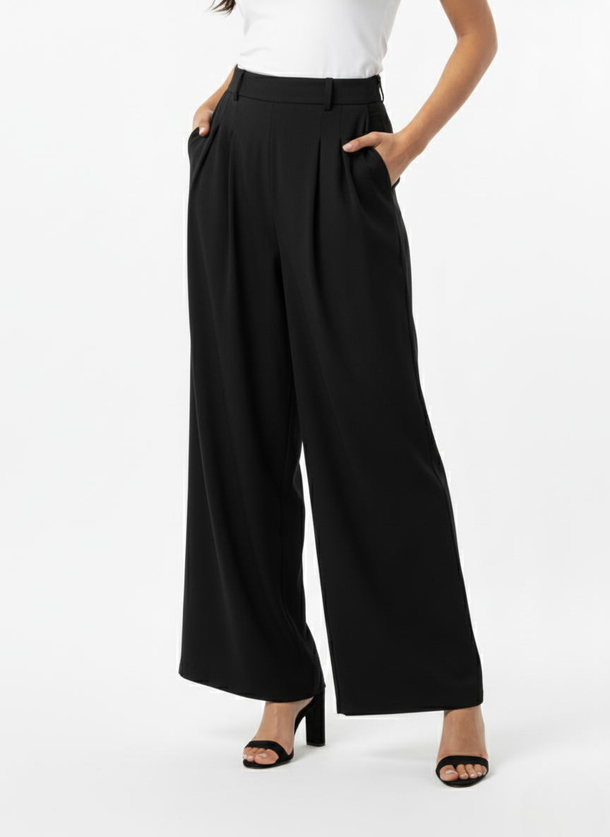 Black Korean Trouser Pant