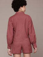 Pure cotton shirt with shorts