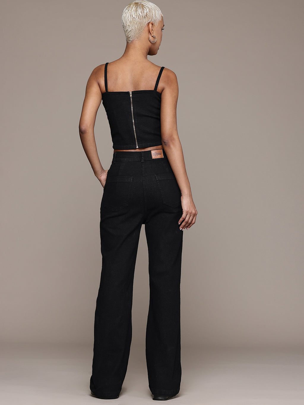 Denim Corset Top With Jeans