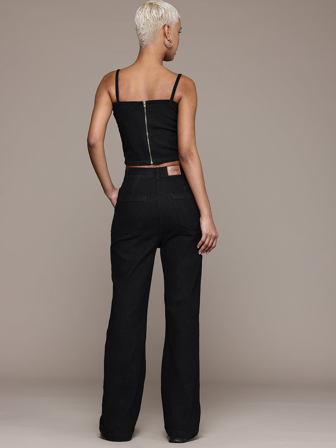 Denim Corset Top With Jeans