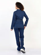 Denim Shacket With Belt & Cargo Jeans