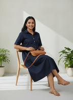 Summer A line Collar Dress