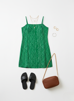 Backless Lace Up Spaghetti Strap Kurti.
