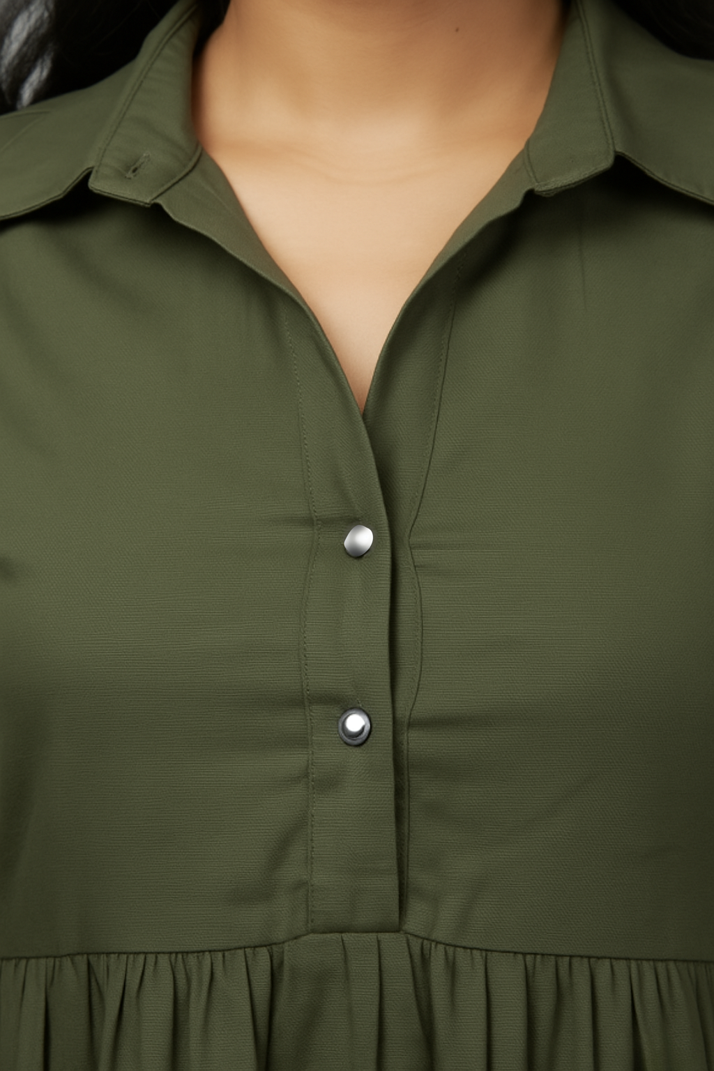 Summer A line Collar Dress