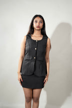 Black Office going skirt and vest