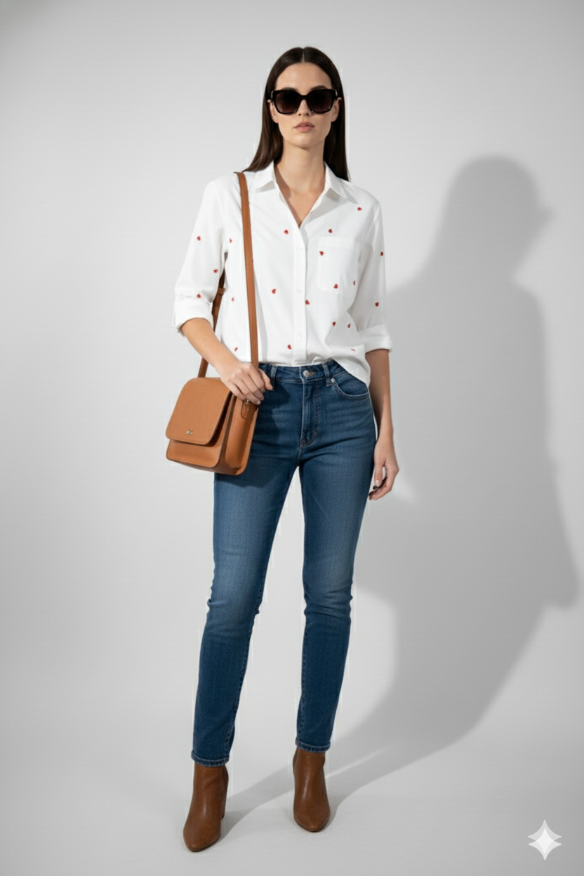 Women Comfort Printed Casual Shirt