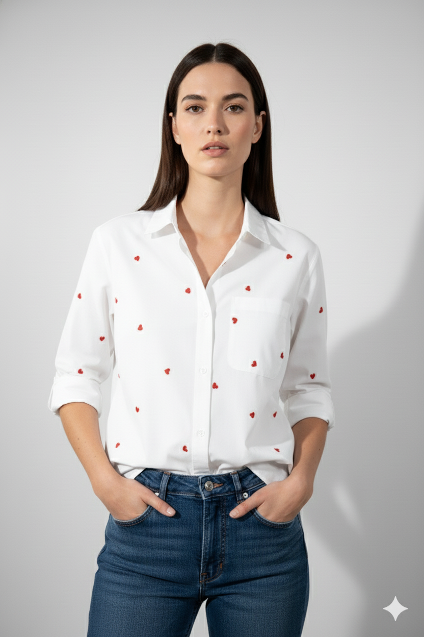 Women Comfort Printed Casual Shirt