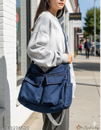Street Style Denim Tote