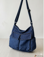 Street Style Denim Tote
