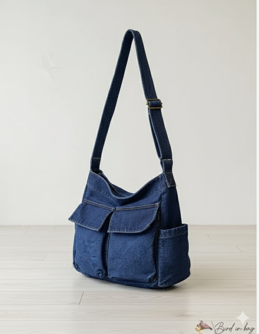 Street Style Denim Tote