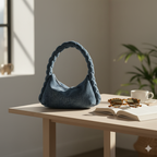 Denim Braid Luxe Bag