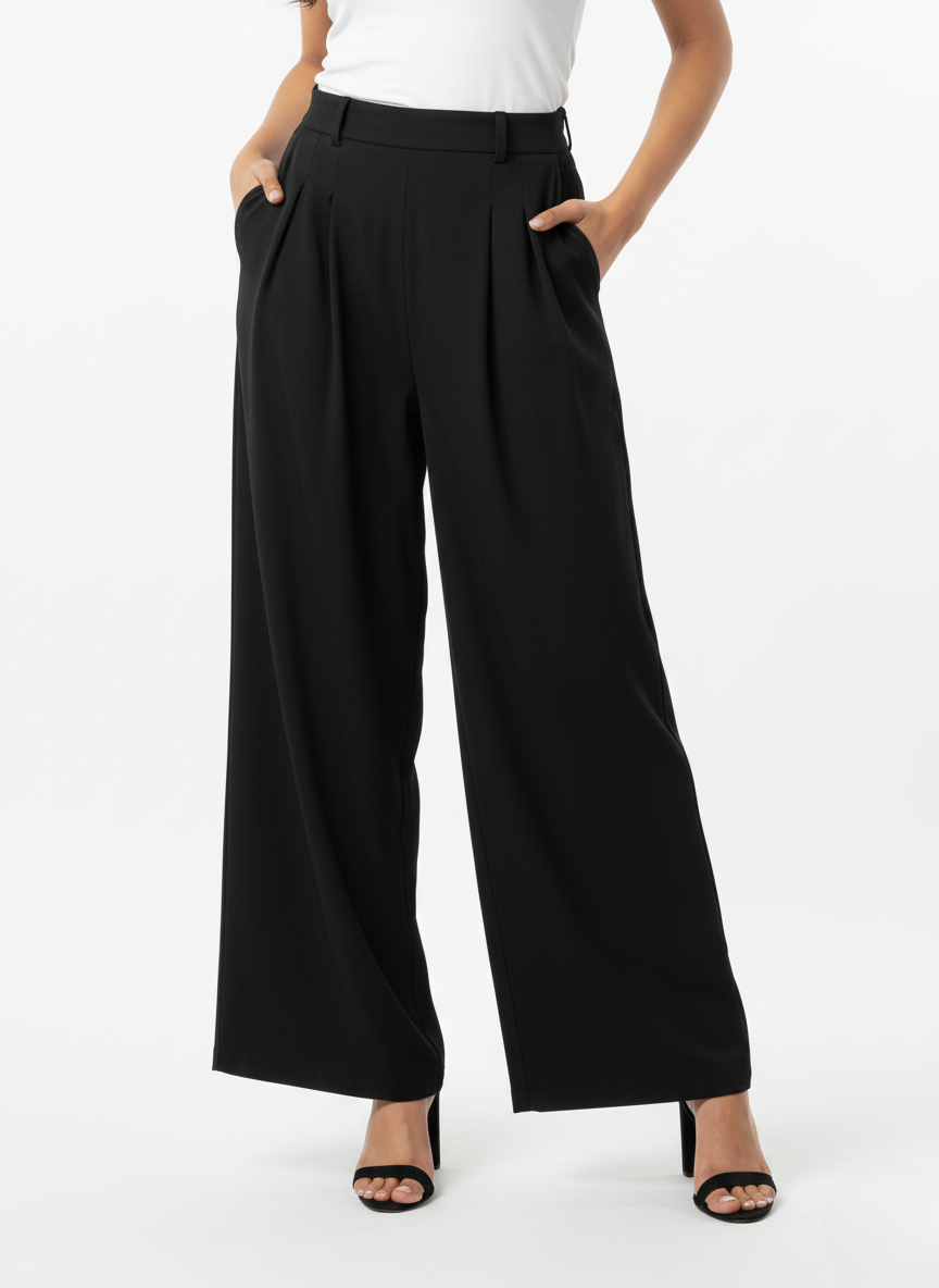 Black Korean Trouser Pant