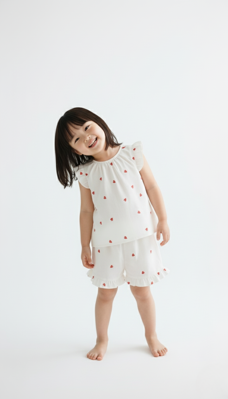 Red heart Summer coords