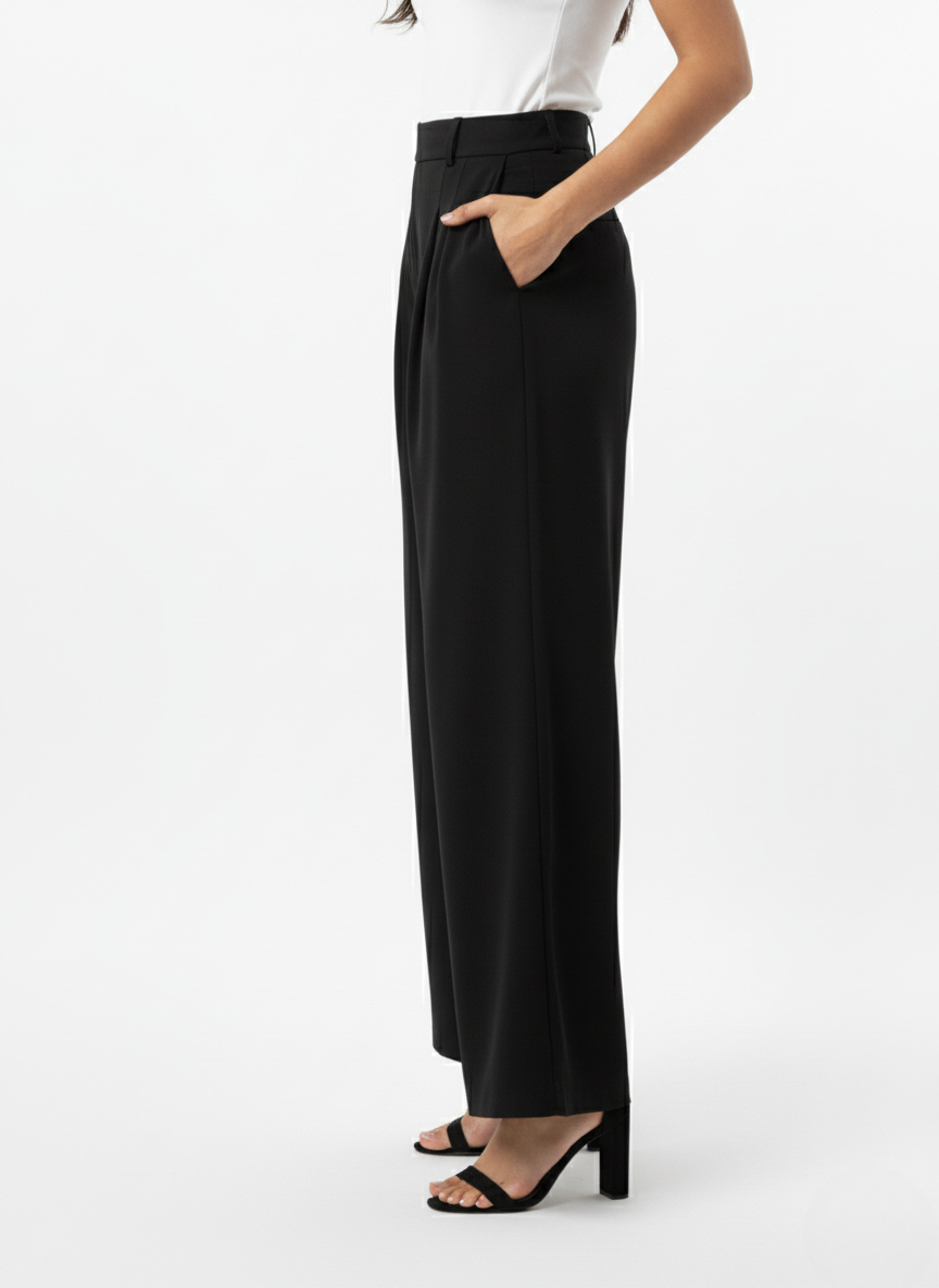 Black Korean Trouser Pant