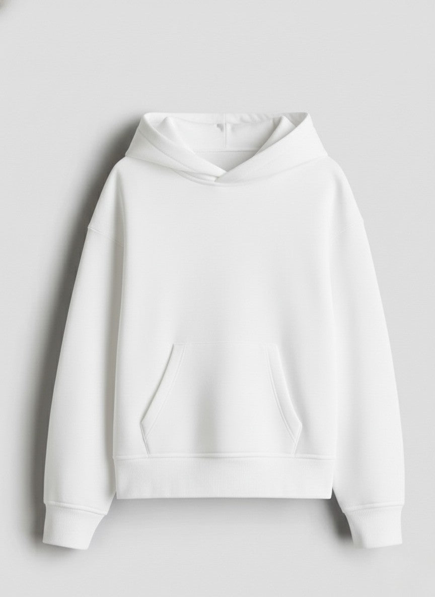 Plain White Oversized Hoodie