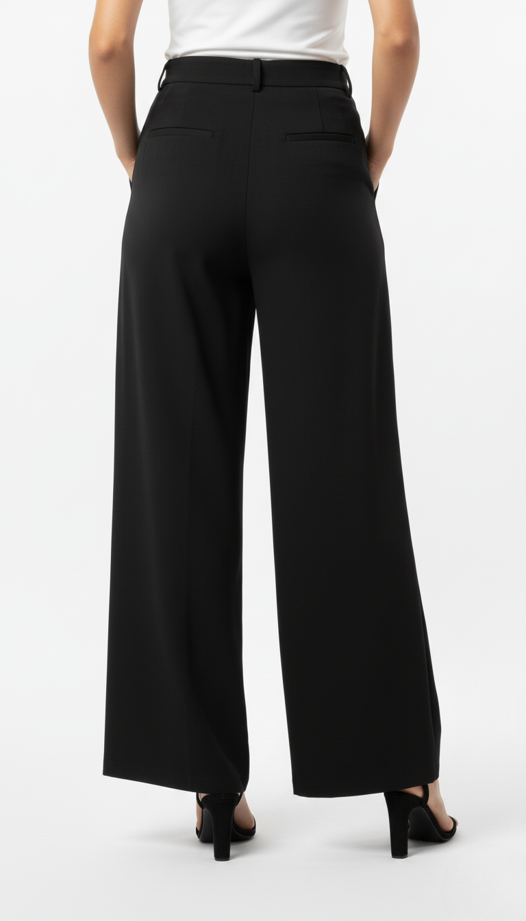 Black Korean Trouser Pant
