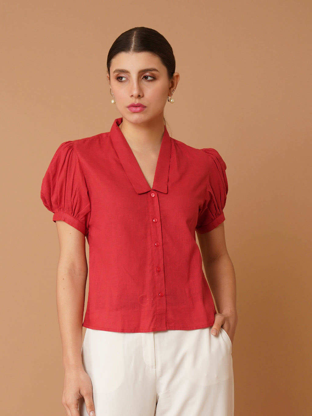 Women Opaque Casual Shirt