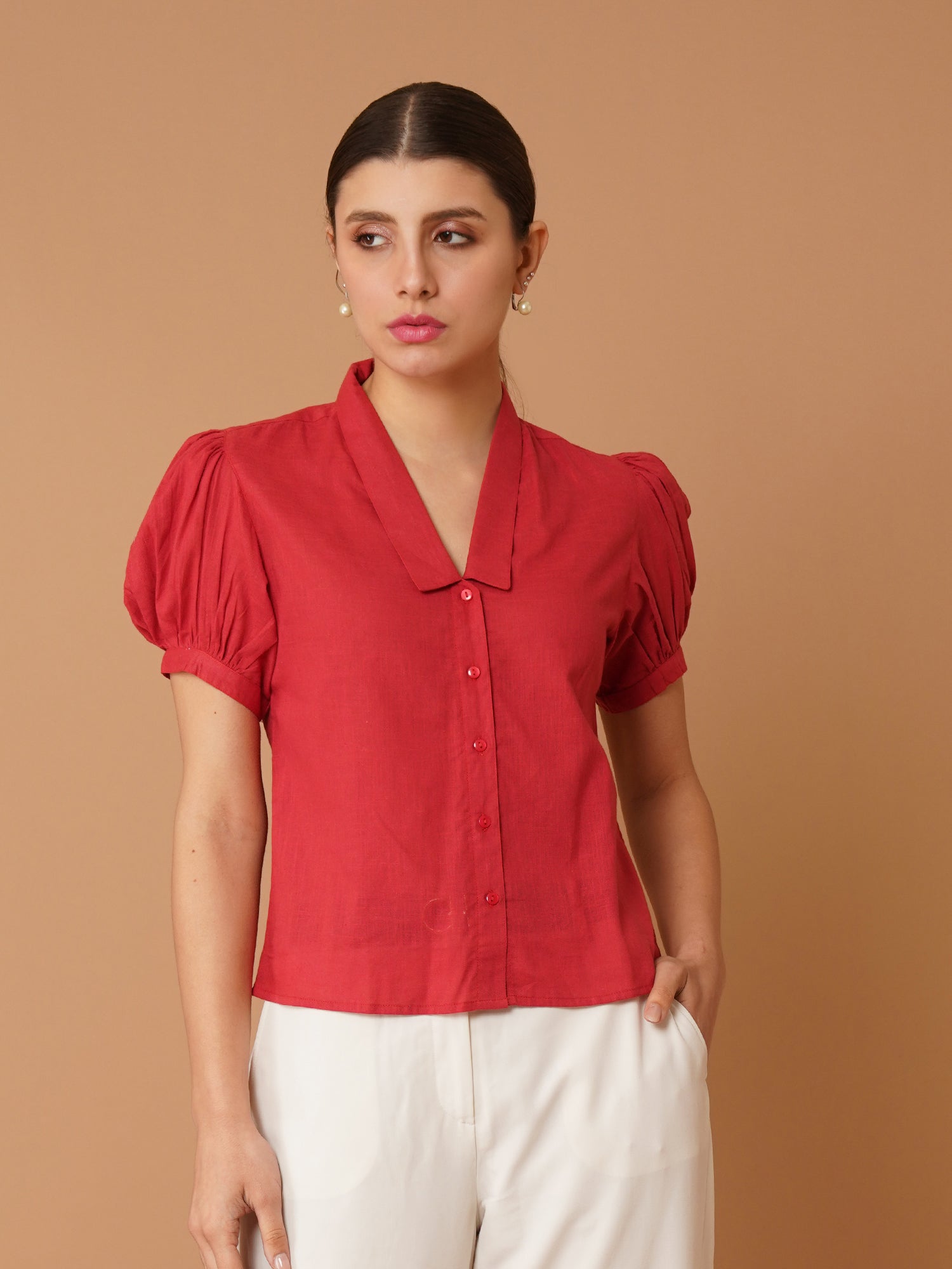 Women Opaque Casual Shirt