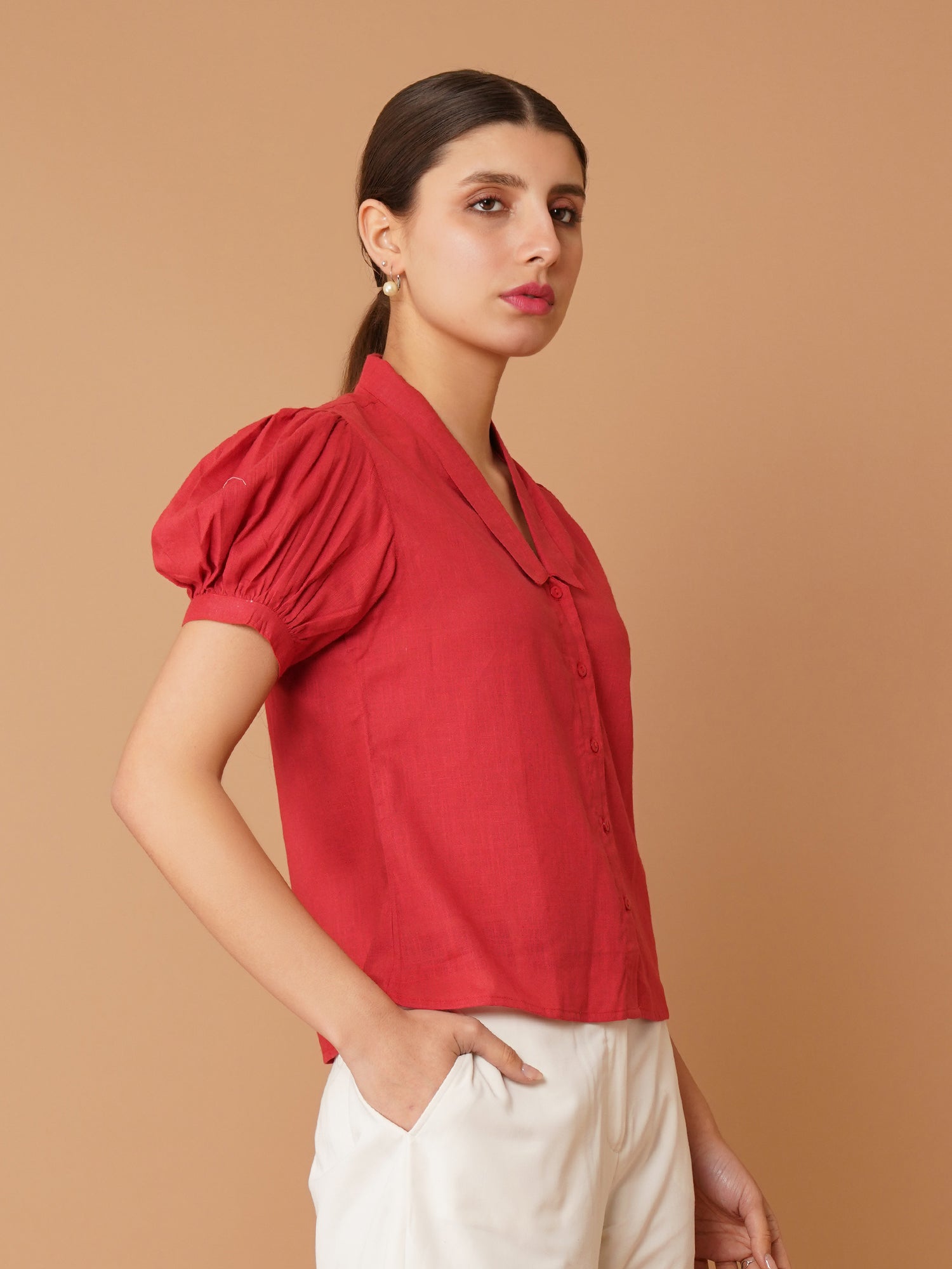 Women Opaque Casual Shirt
