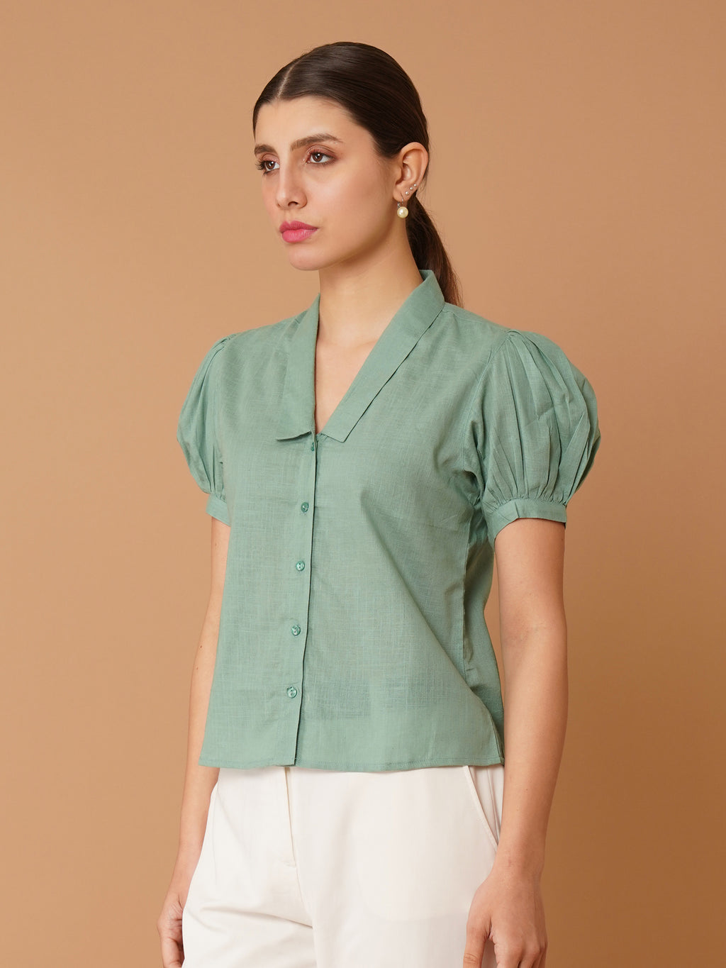 Women Opaque Casual Shirt