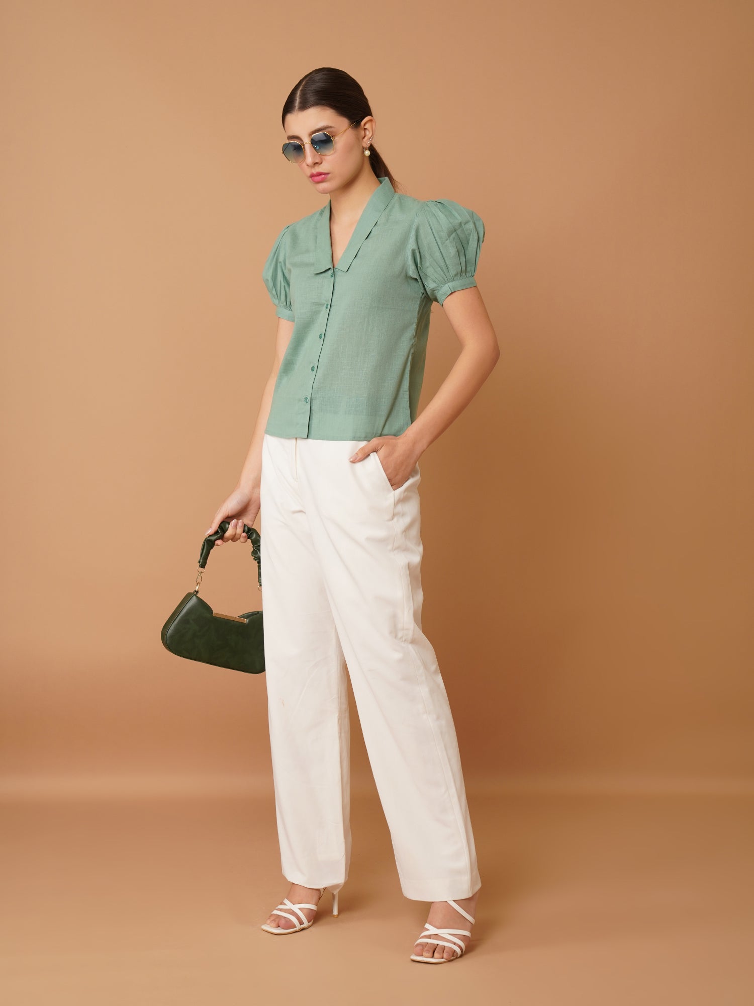 Women Opaque Casual Shirt