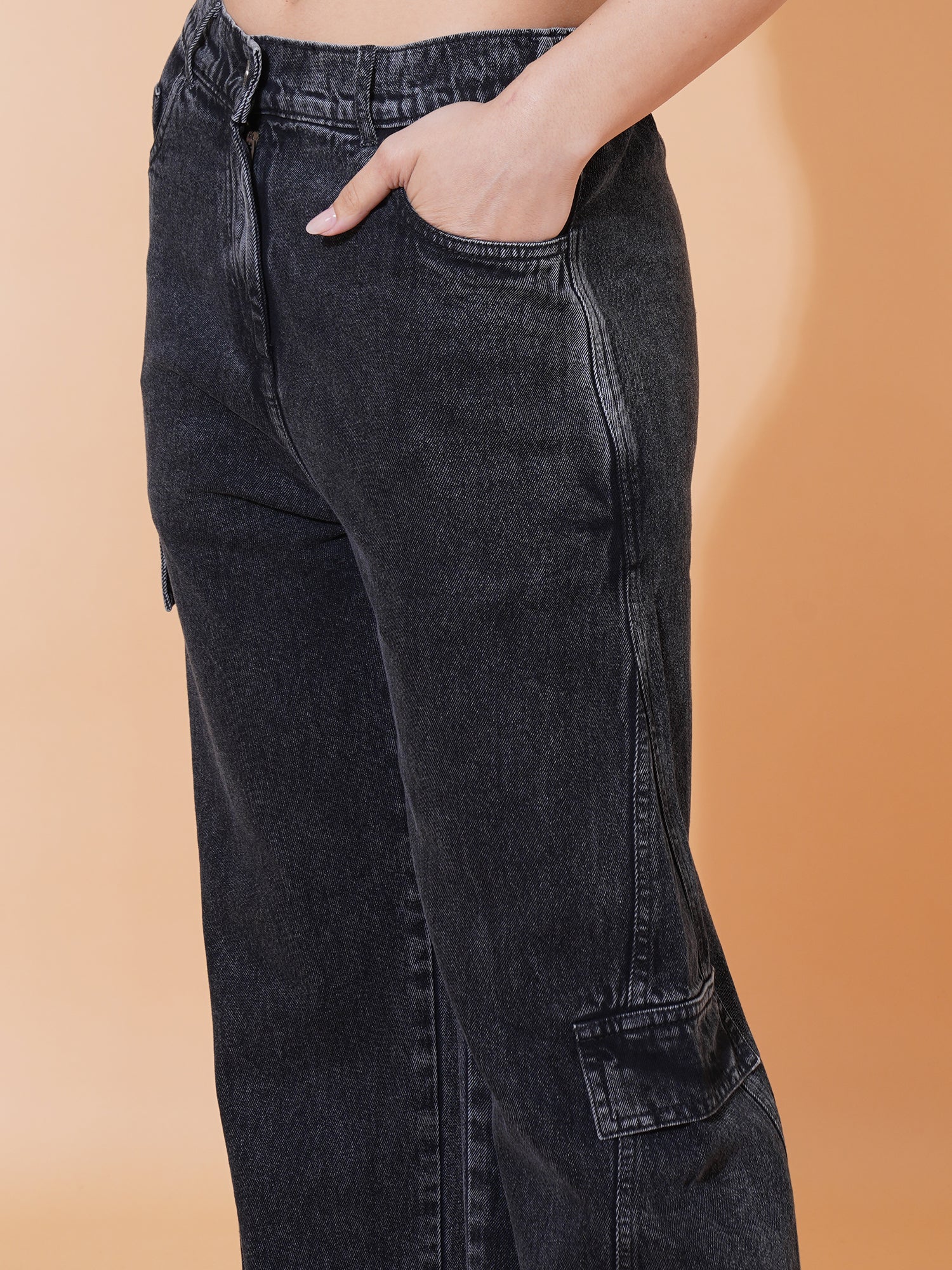 Black Wide Leg Jeans