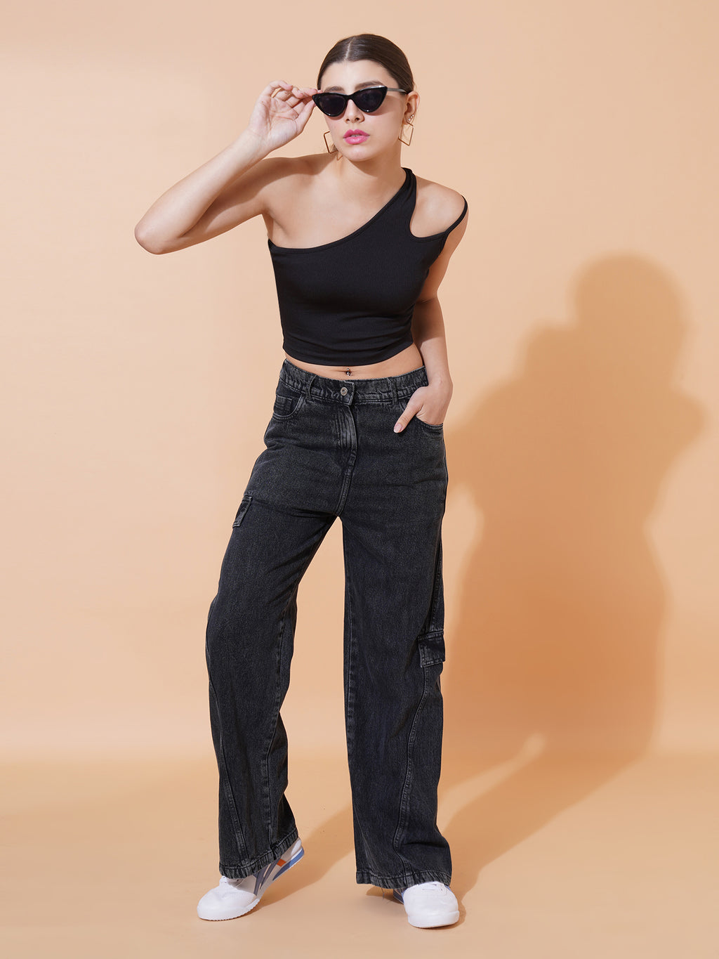 Black Wide Leg Jeans
